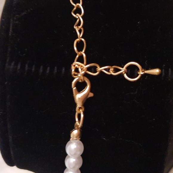 2pcs Gold Faux Pearl Charm Buckle Necklace - Picture 10 of 15